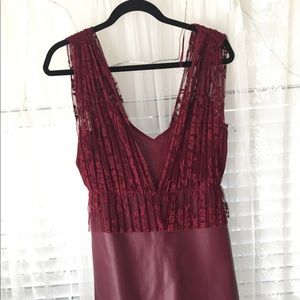 Zara maroon dress